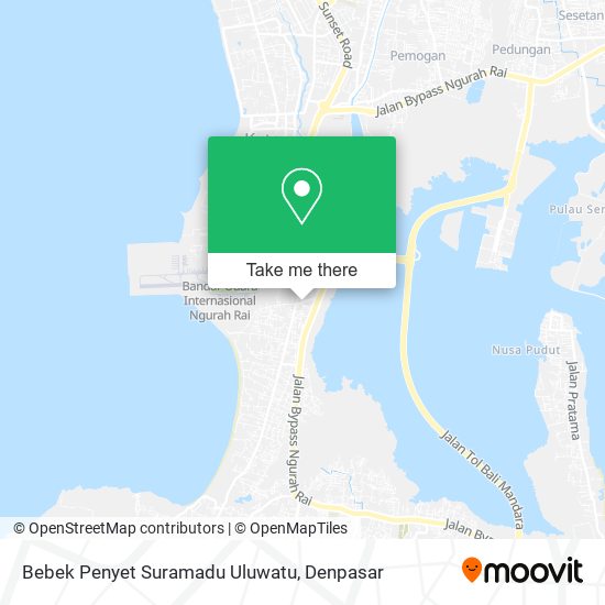 Bebek Penyet Suramadu Uluwatu map
