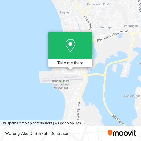 Warung Aku DI Berkati map