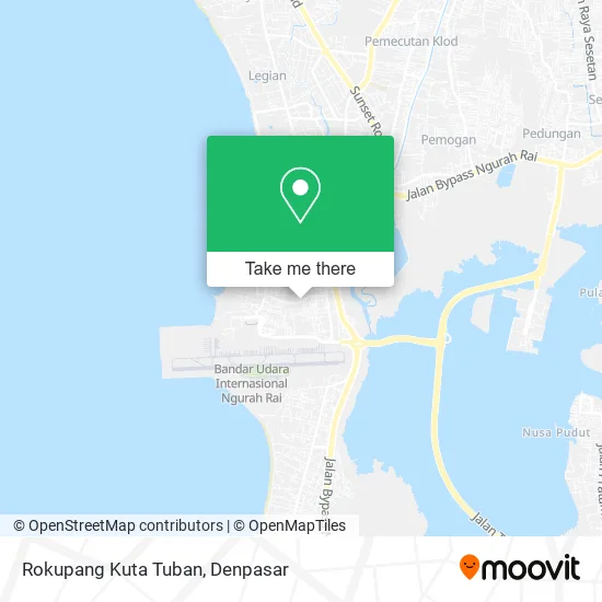 Rokupang Kuta Tuban map