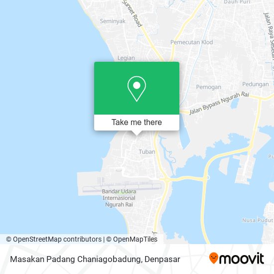 Masakan Padang Chaniagobadung map