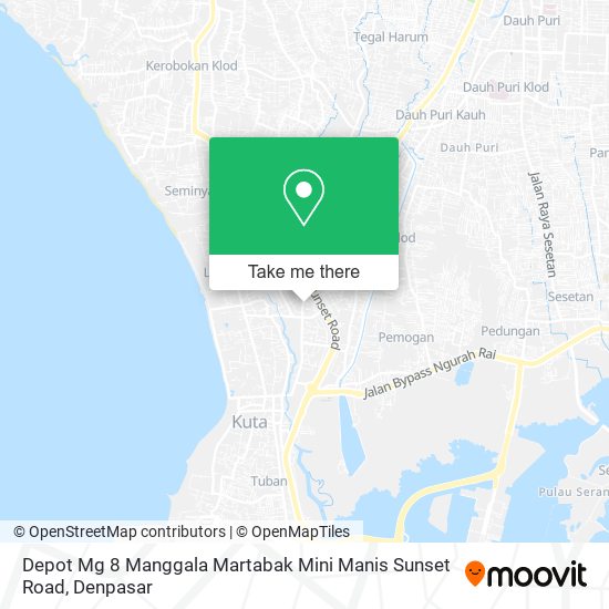 Depot Mg 8 Manggala Martabak Mini Manis Sunset Road map