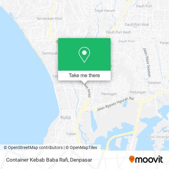 Container Kebab Baba Rafi map
