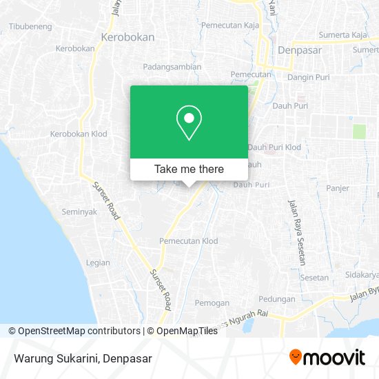 Warung Sukarini map