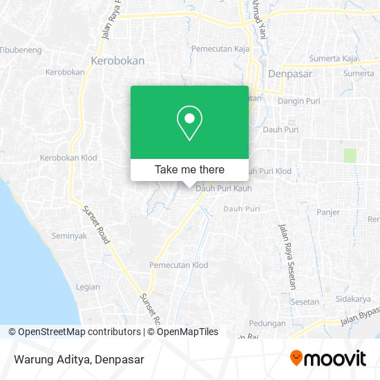 Warung Aditya map