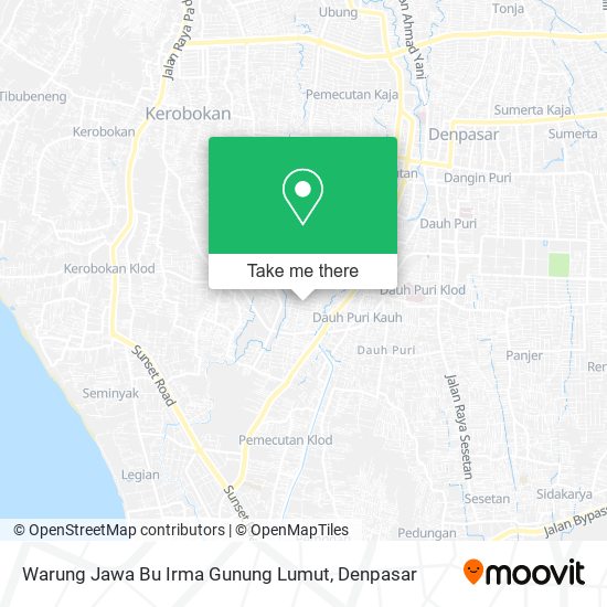 Warung Jawa Bu Irma Gunung Lumut map