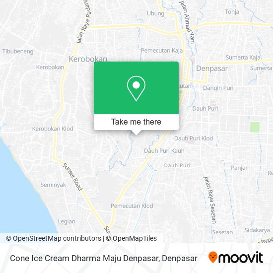 Cone Ice Cream Dharma Maju Denpasar map