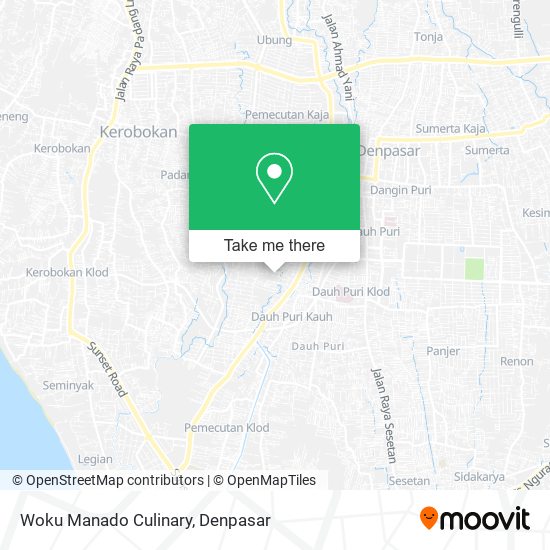 Woku Manado Culinary map