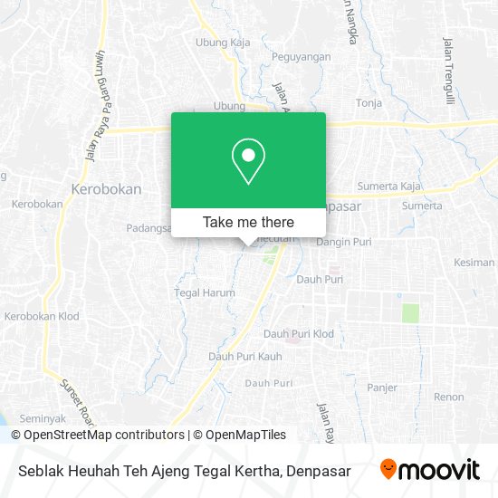 Seblak Heuhah Teh Ajeng Tegal Kertha map