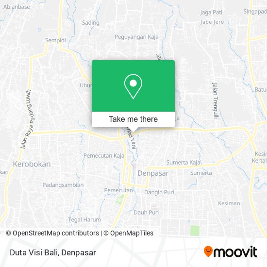 Duta Visi Bali map