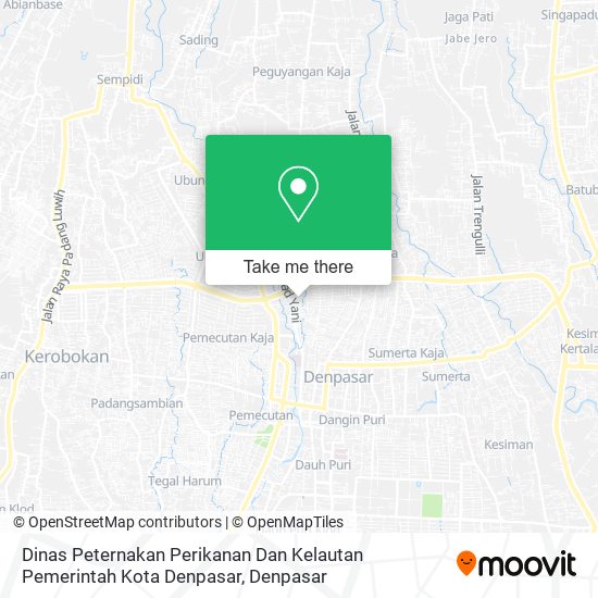 Dinas Peternakan Perikanan Dan Kelautan Pemerintah Kota Denpasar map