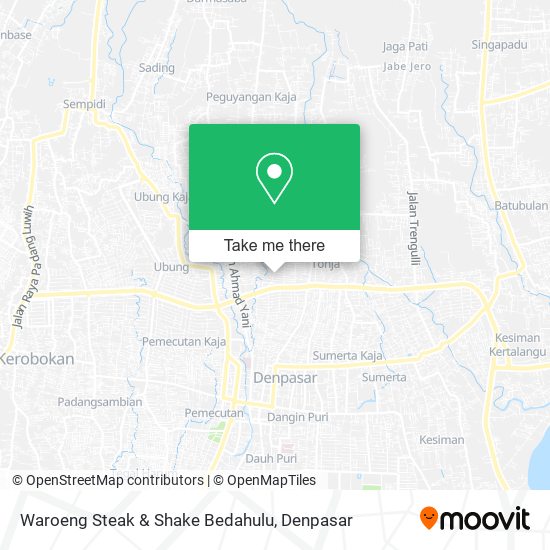 Waroeng Steak & Shake Bedahulu map