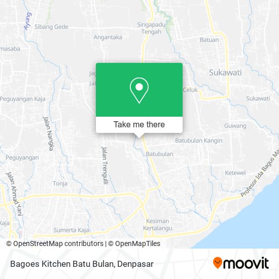 Bagoes Kitchen Batu Bulan map