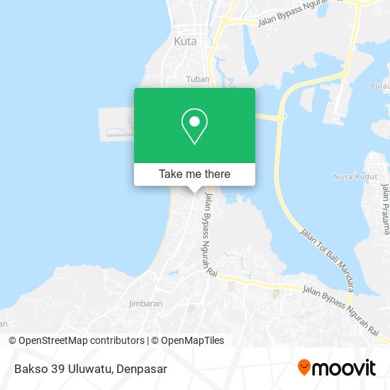 Bakso 39 Uluwatu map