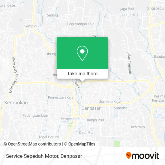 Service Sepedah Motor map