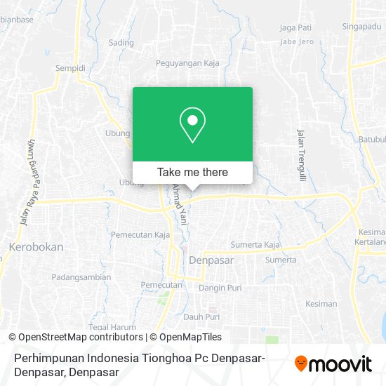Perhimpunan Indonesia Tionghoa Pc Denpasar-Denpasar map