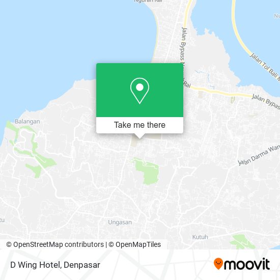 D Wing Hotel map