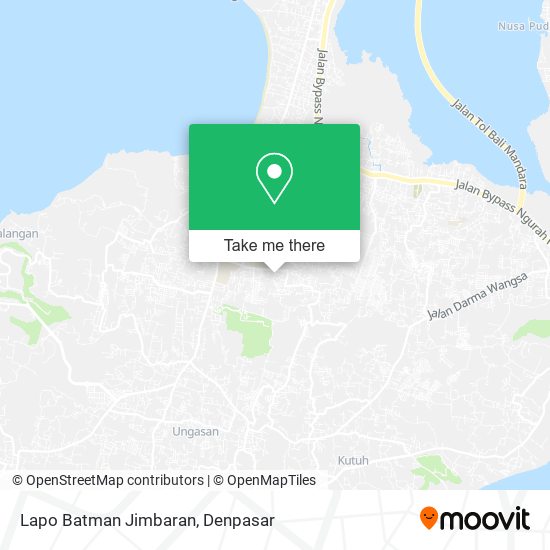 Lapo Batman Jimbaran map