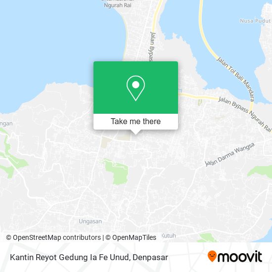 Kantin Reyot Gedung Ia Fe Unud map