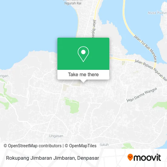 Rokupang Jimbaran Jimbaran map