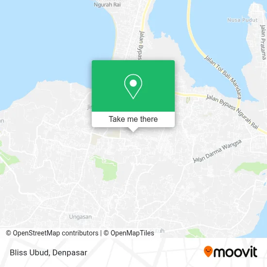 Bliss Ubud map