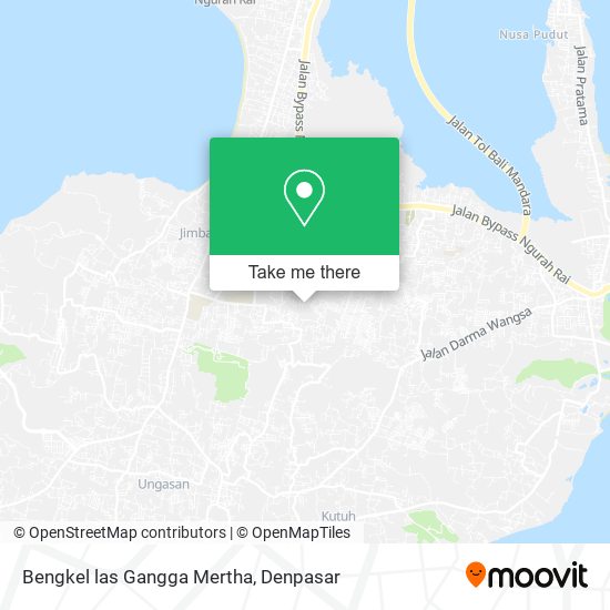 Bengkel las Gangga Mertha map