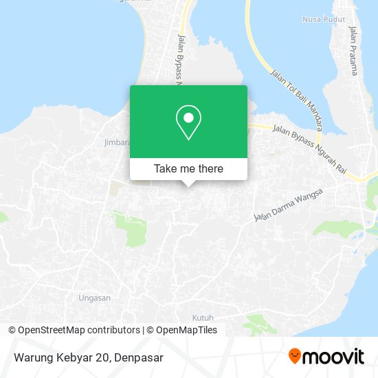 Warung Kebyar 20 map