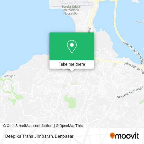 Deepika Trans Jimbaran map