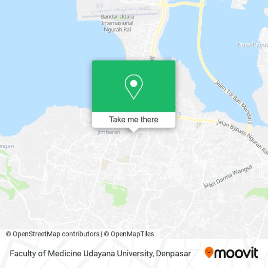 Faculty of Medicine Udayana University map