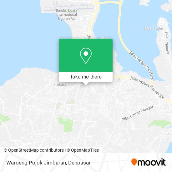 Waroeng Pojok Jimbaran map