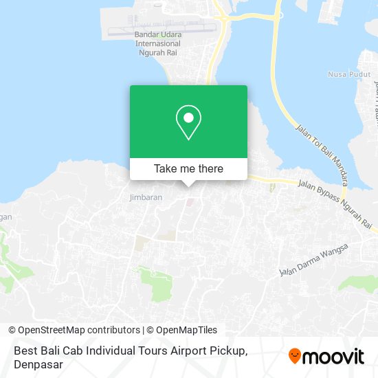 Best Bali Cab Individual Tours Airport Pickup map