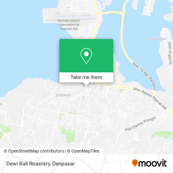 Dewi Bali Roastery map