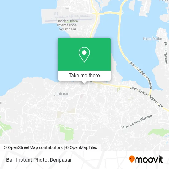 Bali Instant Photo map