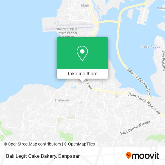 Bali Legit Cake Bakery map