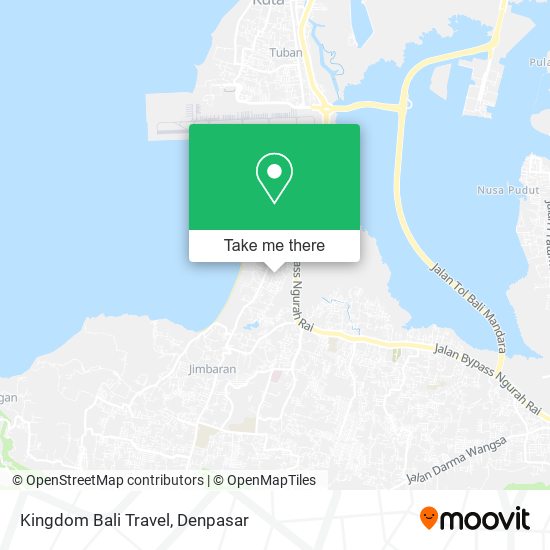 Kingdom Bali Travel map