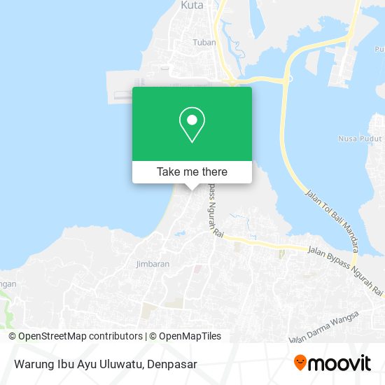 Warung Ibu Ayu Uluwatu map