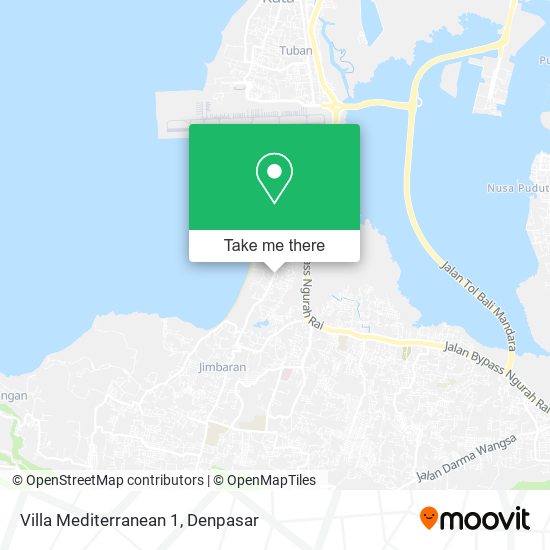 Villa Mediterranean 1 map