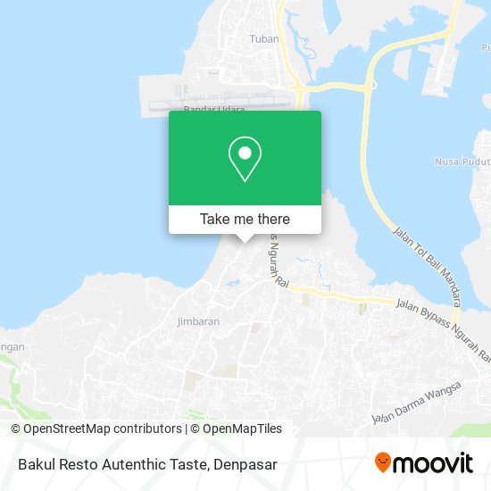 Bakul Resto Autenthic Taste map