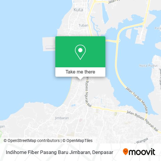 Indihome Fiber Pasang Baru Jimbaran map