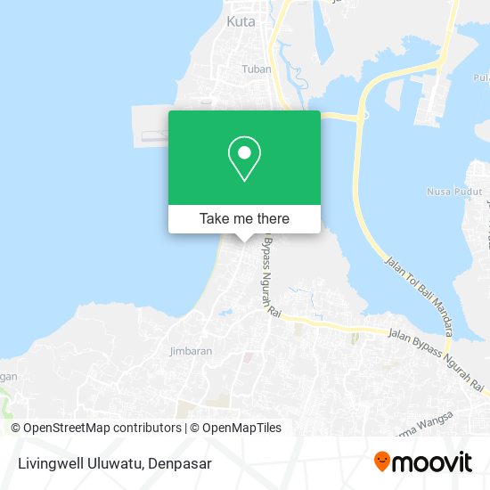 Livingwell Uluwatu map