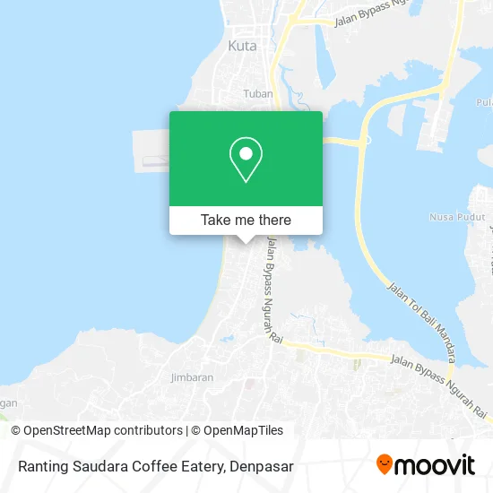 Ranting Saudara Coffee Eatery map