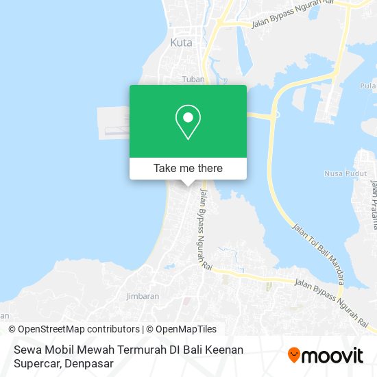 Sewa Mobil Mewah Termurah DI Bali Keenan Supercar map