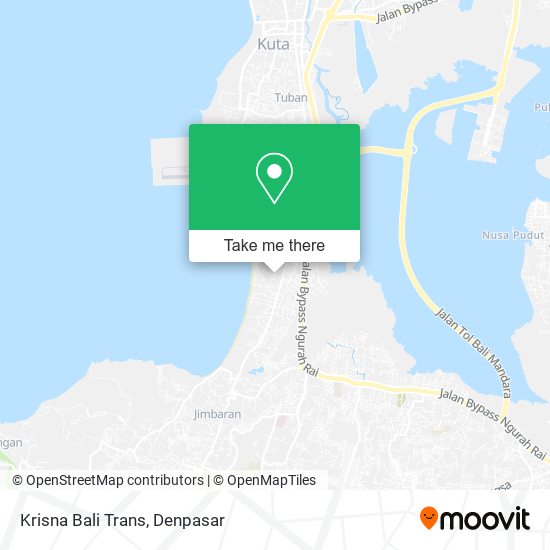 Krisna Bali Trans map