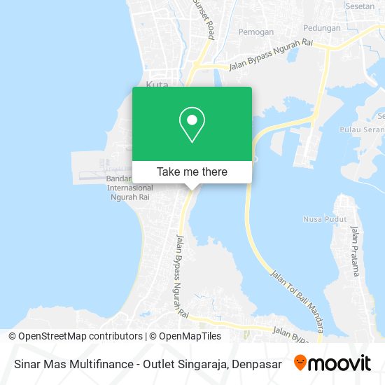 Sinar Mas Multifinance - Outlet Singaraja map
