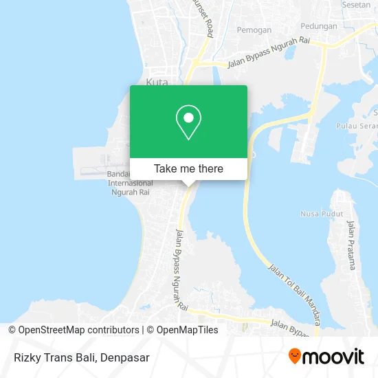 Rizky Trans Bali map