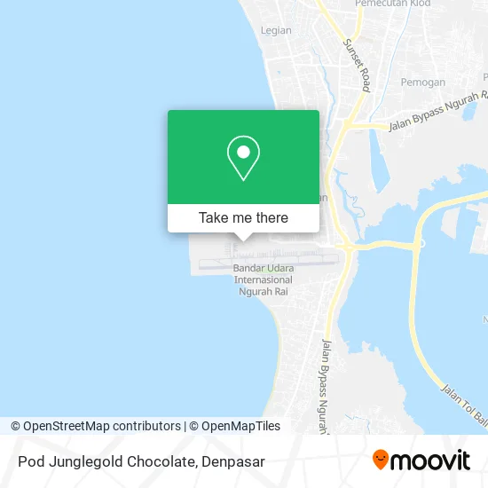 Pod Junglegold Chocolate map