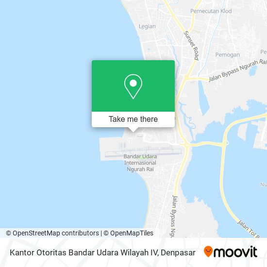 Kantor Otoritas Bandar Udara Wilayah IV map
