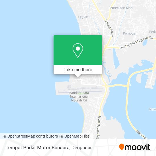 Tempat Parkir Motor Bandara map