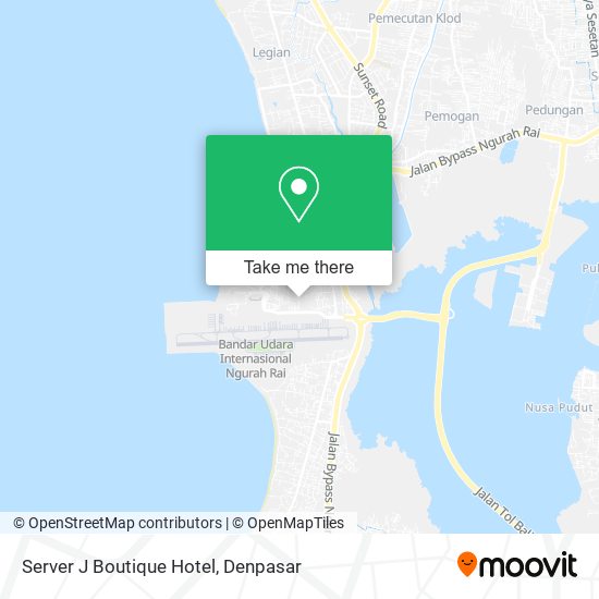 Server J Boutique Hotel map