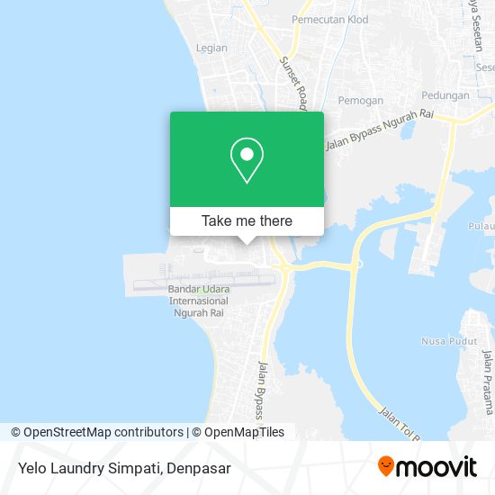 Yelo Laundry Simpati map