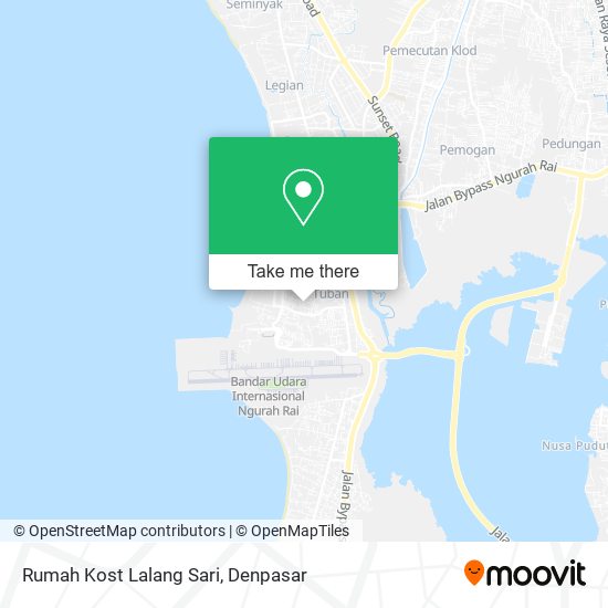 Rumah Kost Lalang Sari map